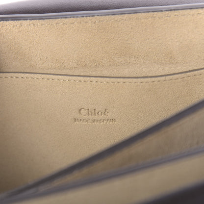 Chloe Suede Calfskin Small Faye Shoulder Bag Carbon Brown 6 of 9