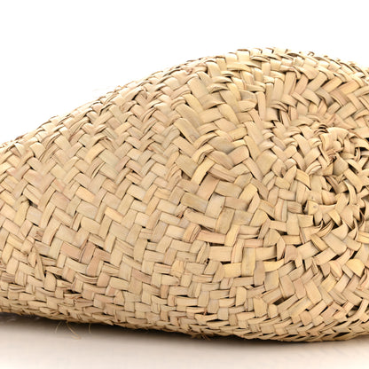 Dolce & Gabbana Vitello Raffia Woven Kendra Tote Natural Black 8 of 9