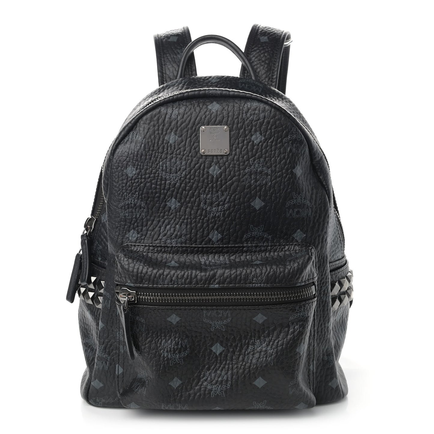 Visetos Small Side Stud Stark Backpack Black