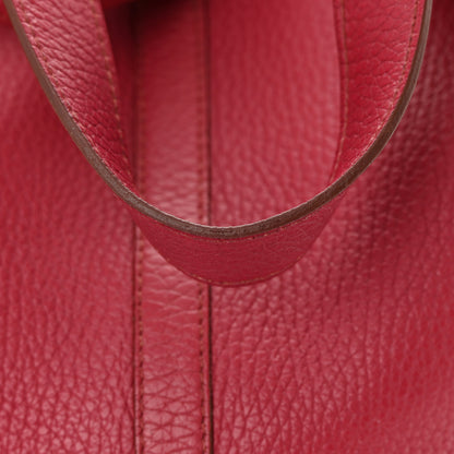 Hermes Taurillon Clemence Picotin Lock 18 PM Rubis 14 of 16