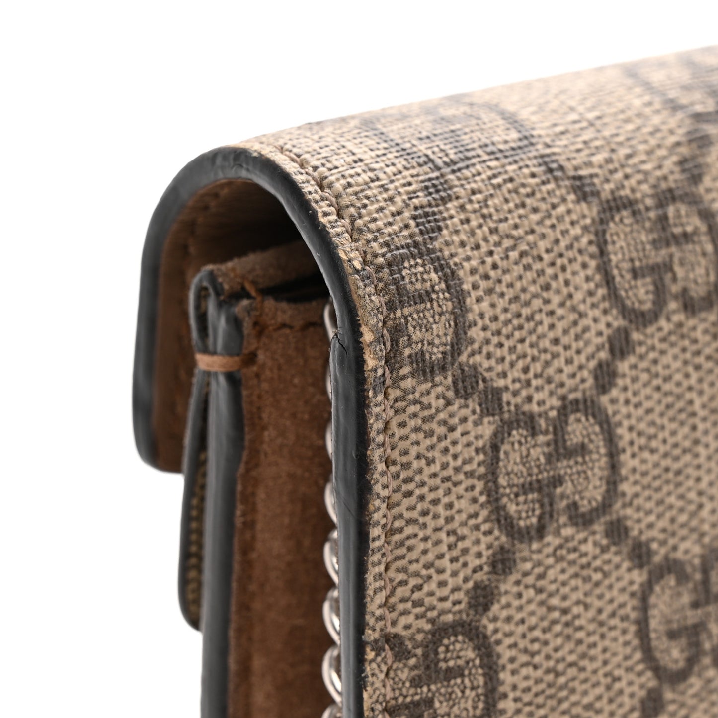 GG Supreme Monogram Super Mini Dionysus Shoulder Bag Taupe