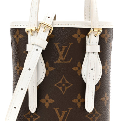 Louis Vuitton Monogram LV Match Nano Bucket Bag White 8 of 11