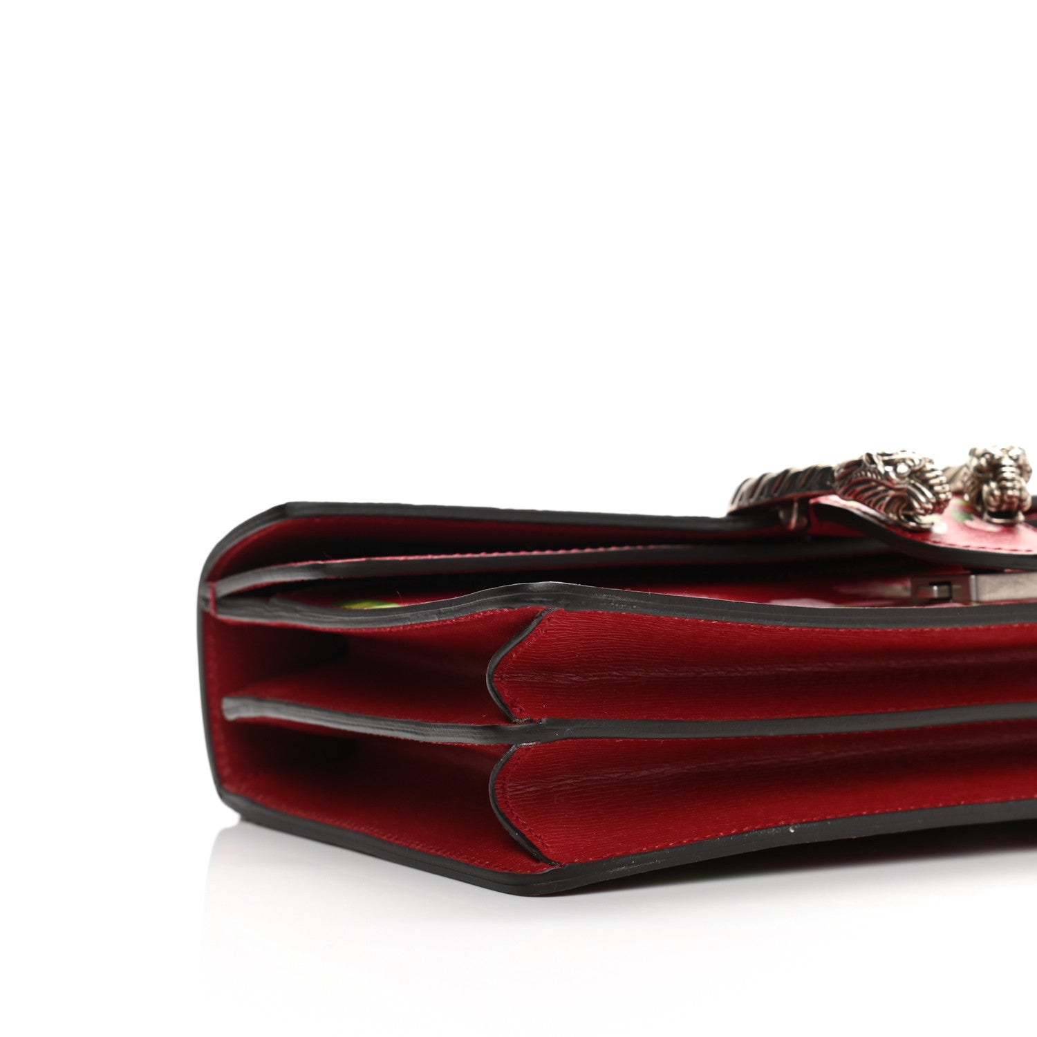 Gucci Calfskin Blooms Print Small Dionysus Shoulder Bag Romantic Cherry Multicolor 10 of 12