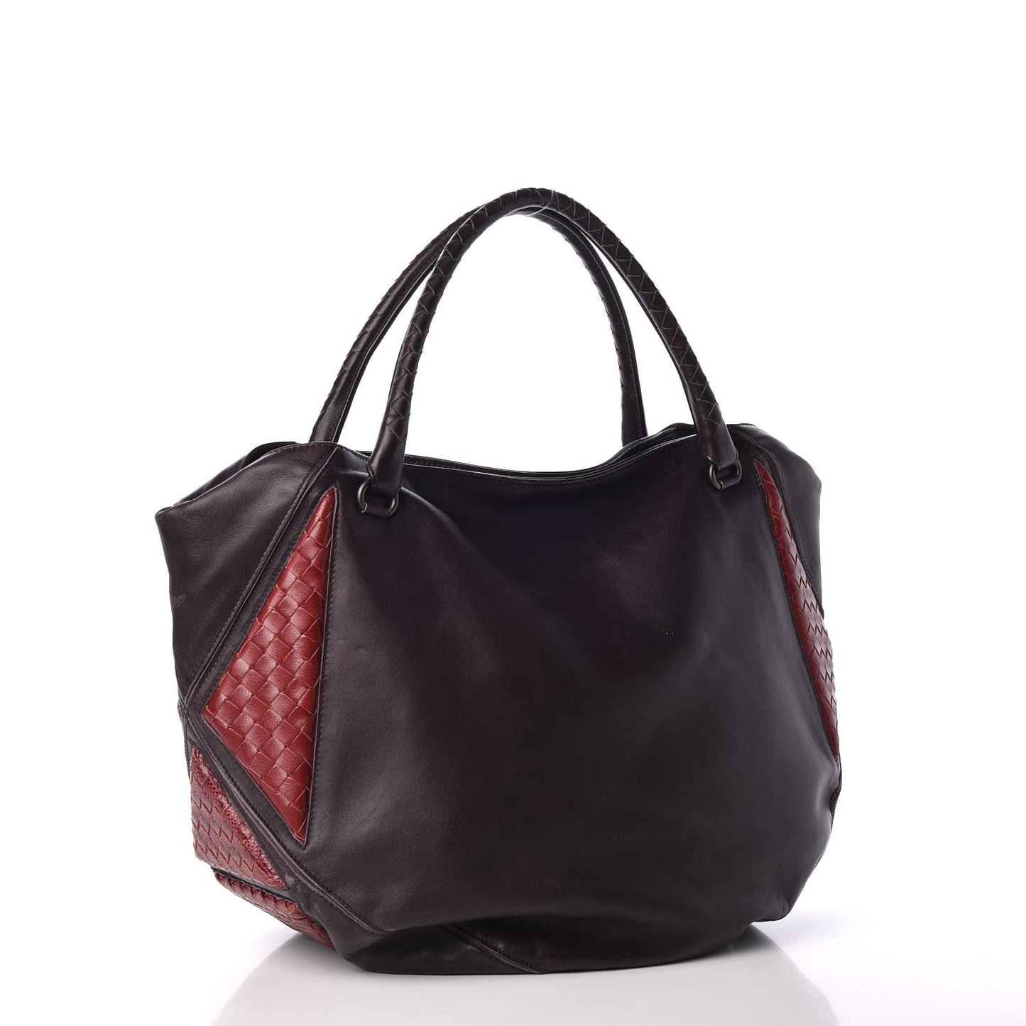 Nappa Karung Intrecciato Umbria Shopper Tote Turbolence