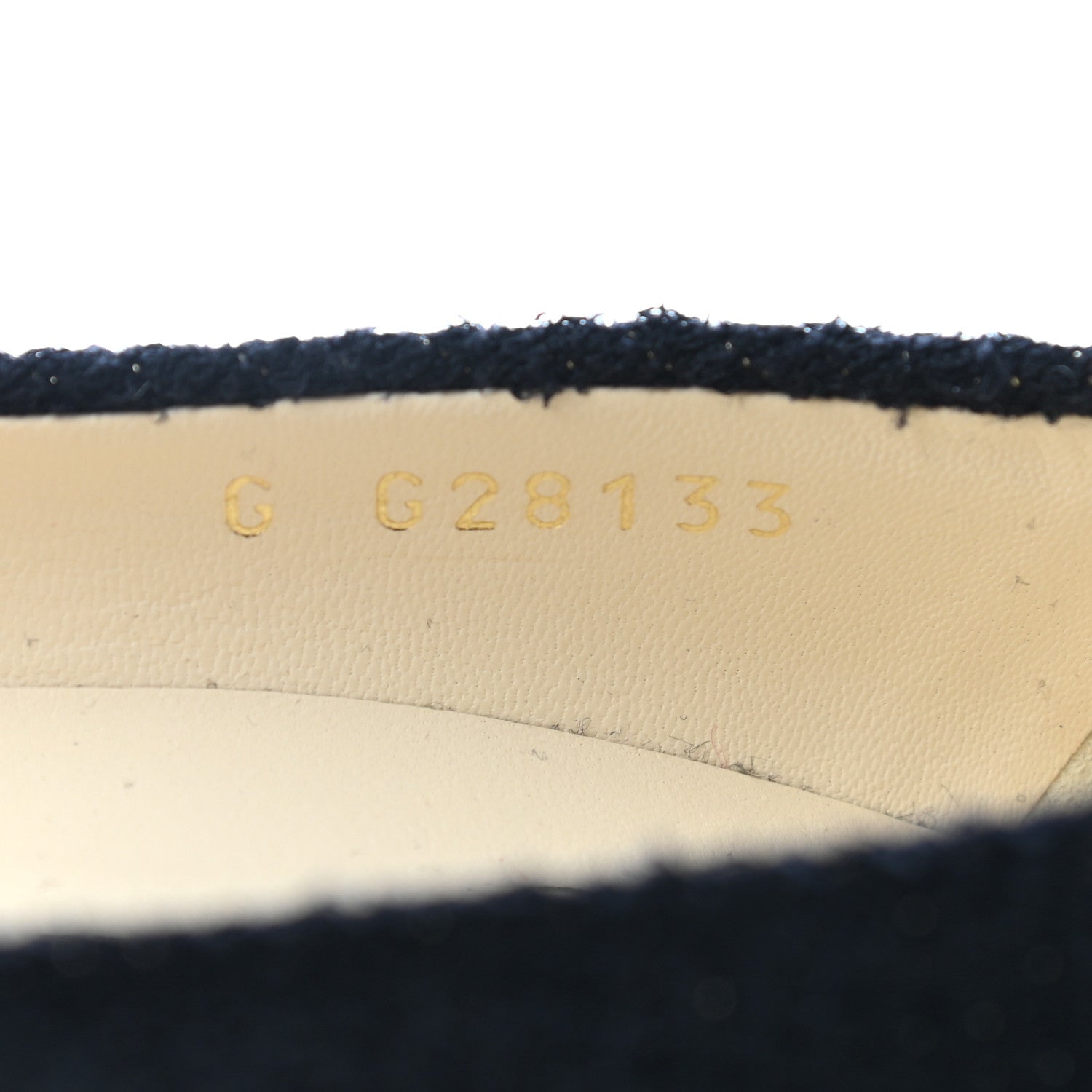 Chanel Tweed Crystal Cork CC Pumps 37.5 Black 7 of 8