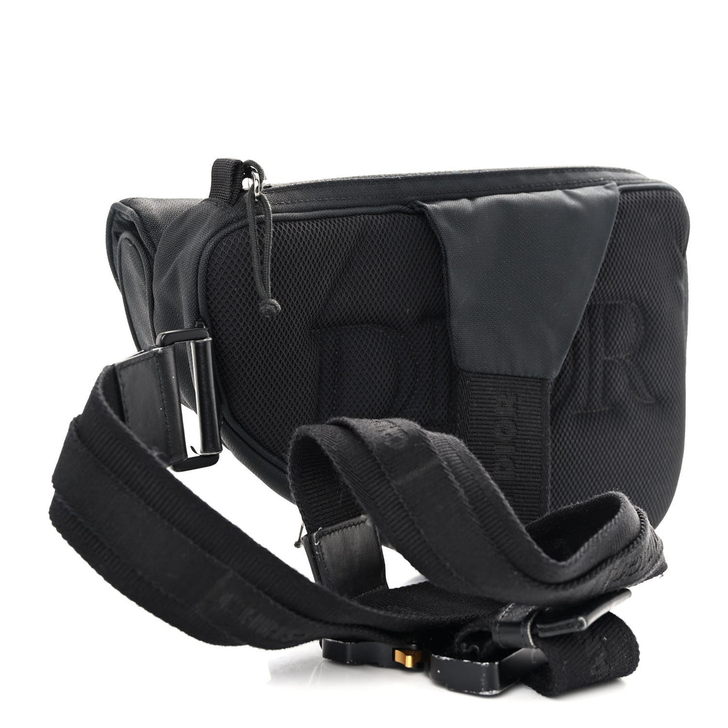X MYSTERY RANCH Cordura Nylon Calfskin Saddle Messenger Bag Black
