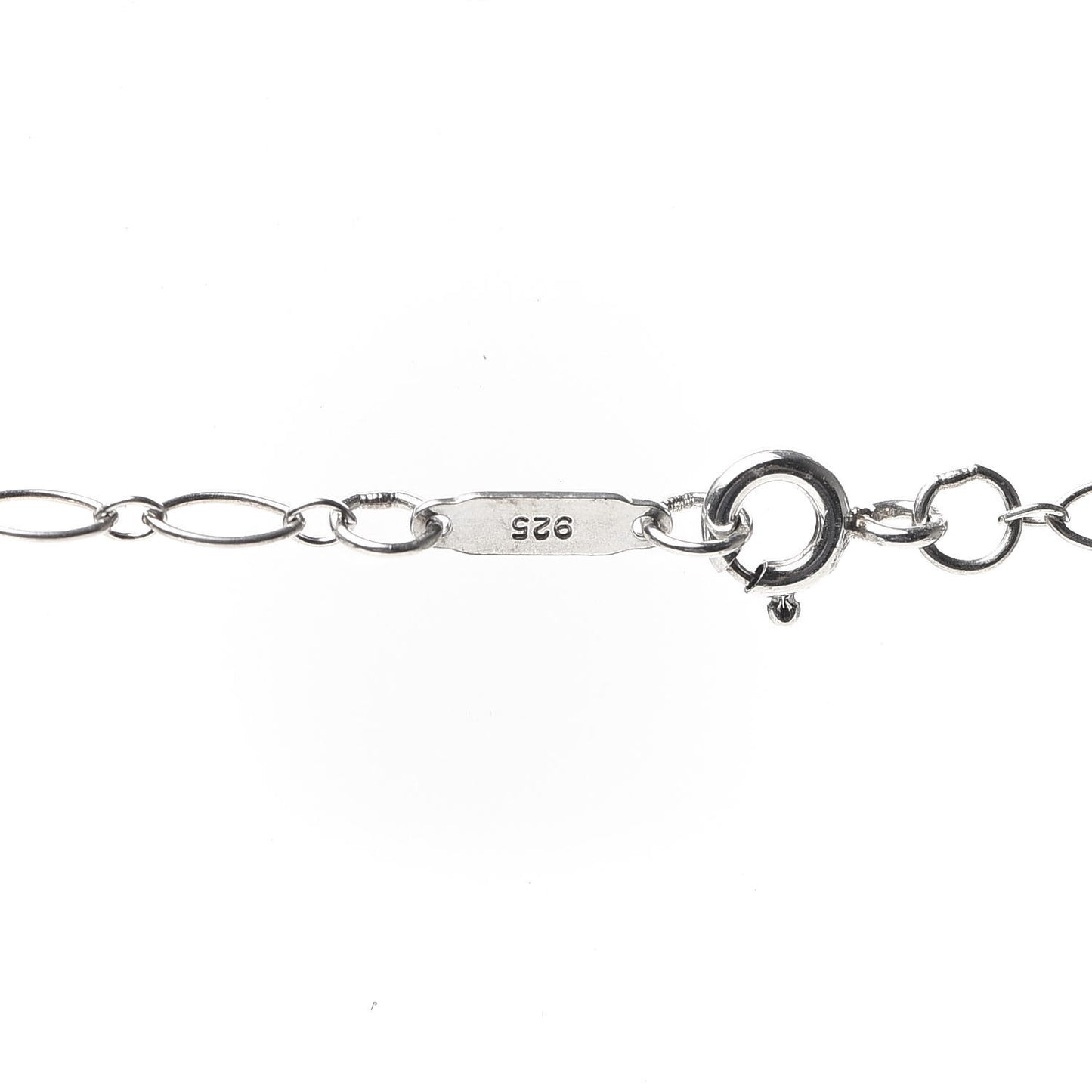 Sterling Silver Diamond Lock Pendant Necklace