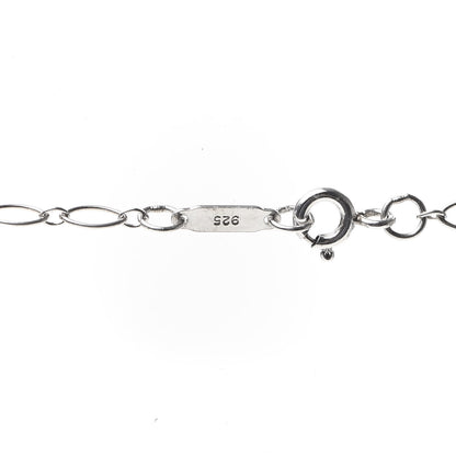 Tiffany Sterling Silver Diamond Lock Pendant Necklace 4 of 6