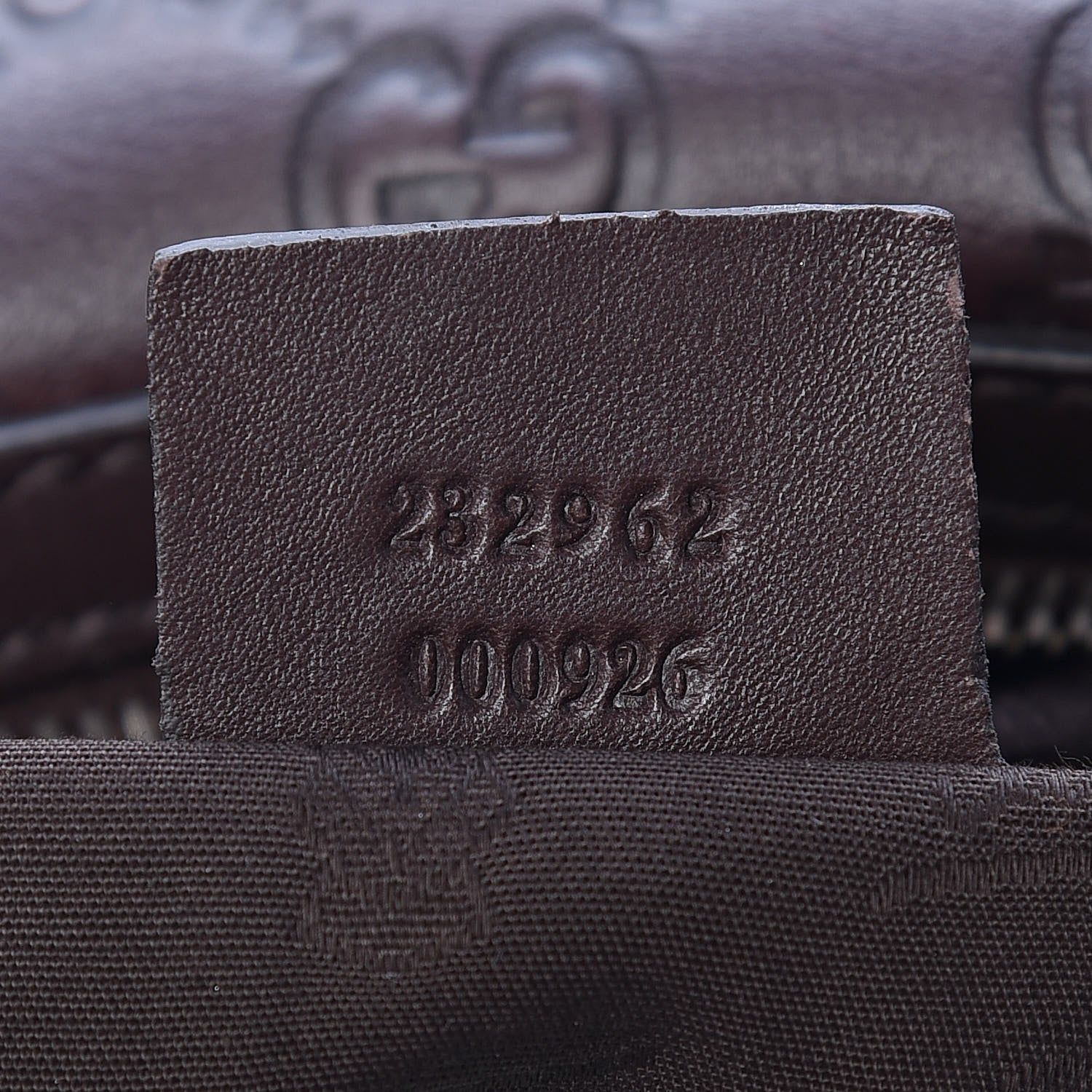 Gucci Guccissima Medium GG Twins Hobo Dark Brown 7 of 10