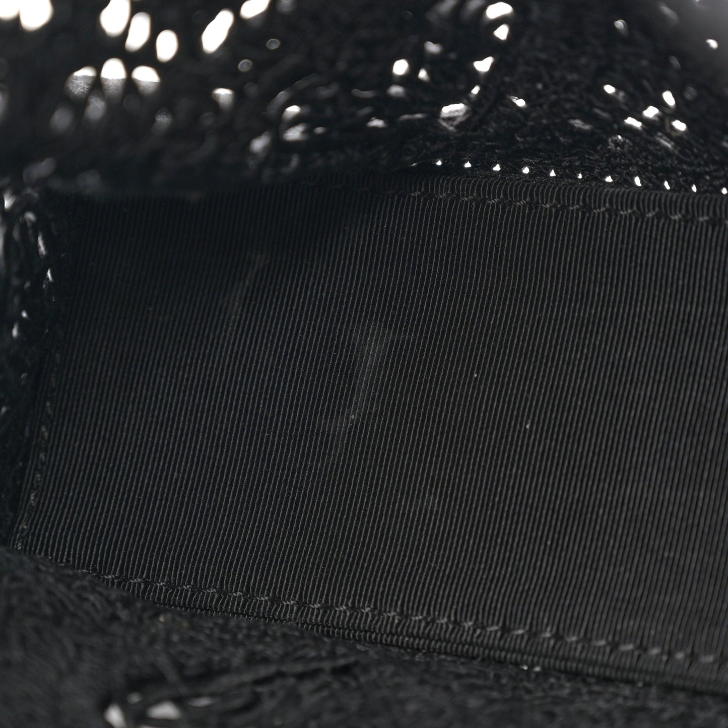 DOLCE GABBANA Cordonetto Lace Shoulder Bag Black