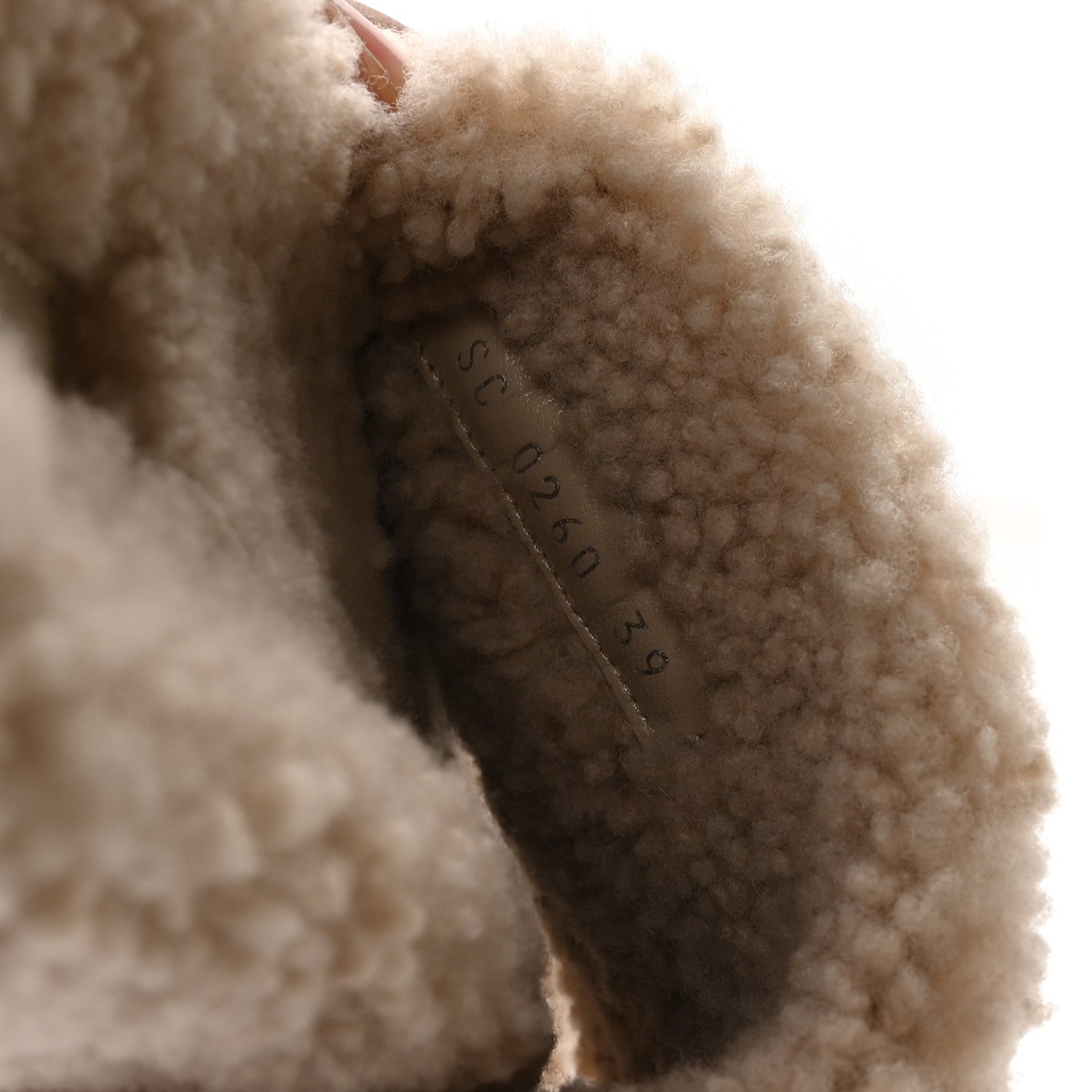 Louis Vuitton Shearling Bom Dia Flate Mules 39 Beige 8 of 9