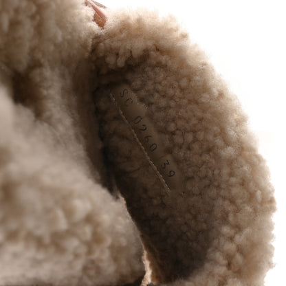 Louis Vuitton Shearling Bom Dia Flate Mules 39 Beige 8 of 9