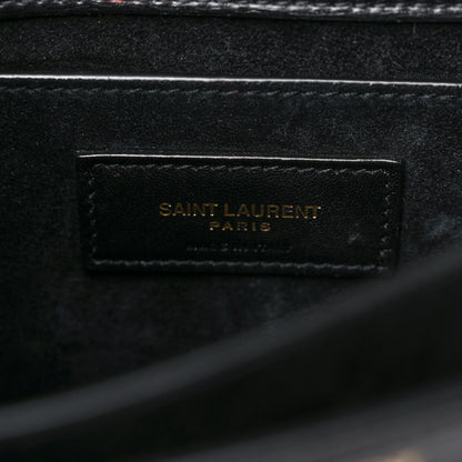 Saint Laurent Calfskin Medium Monogram Sunset Sunset Black 7 of 18