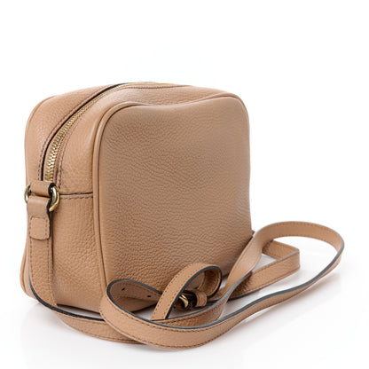 Gucci Pebbled Calfskin Small Soho Disco Bag Rose Beige 3 of 13