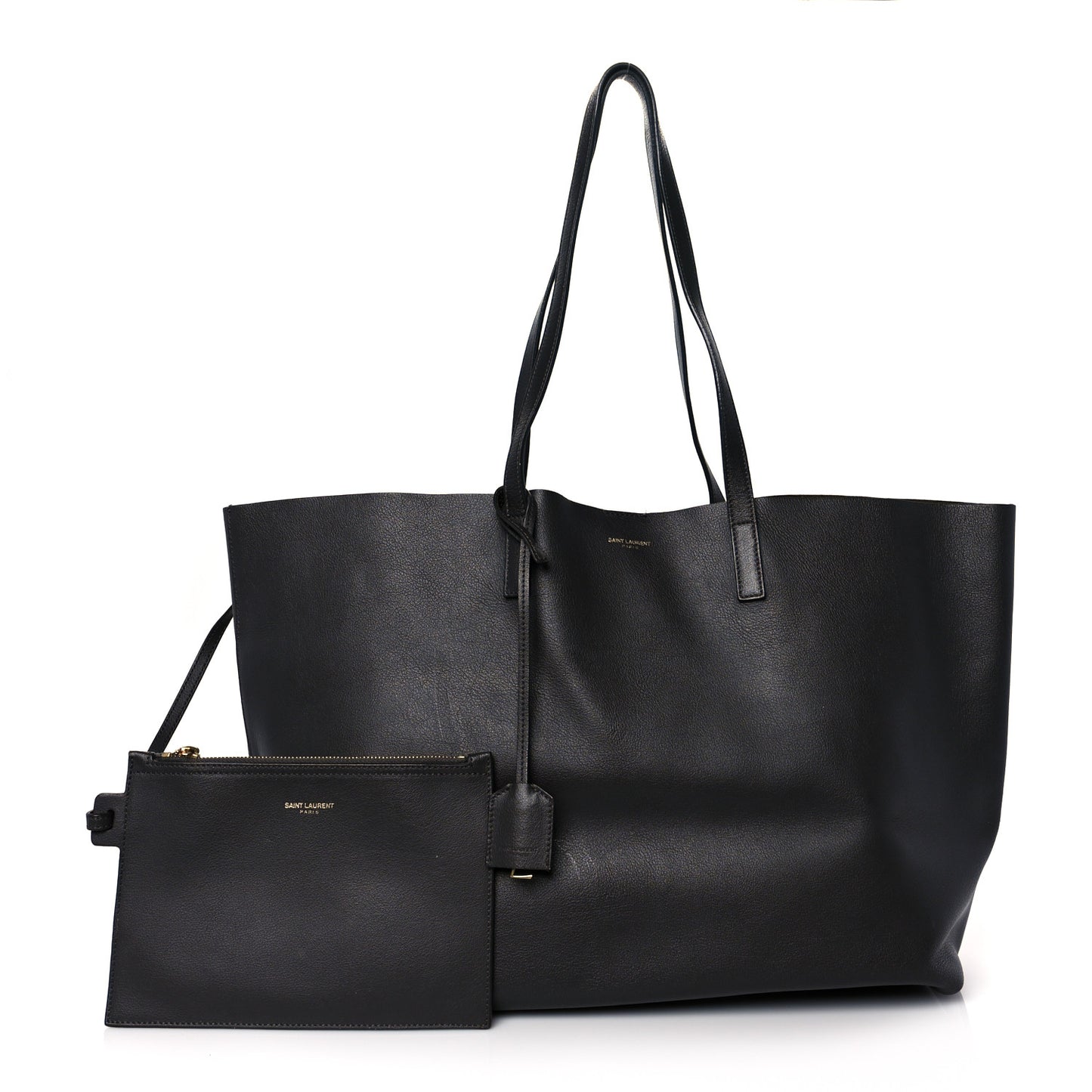 Calfskin Large Shopping Tote Fog