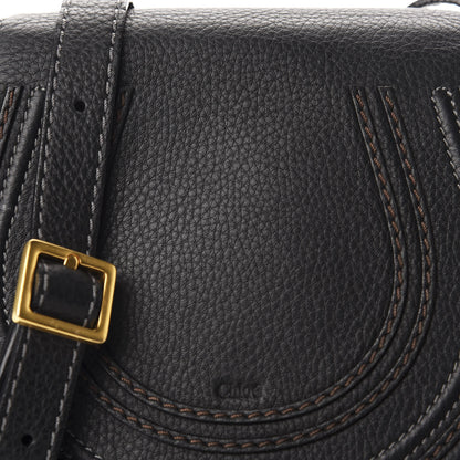 Chloe Calfskin Mini Marcie Round Crossbody Bag Black 9 of 9