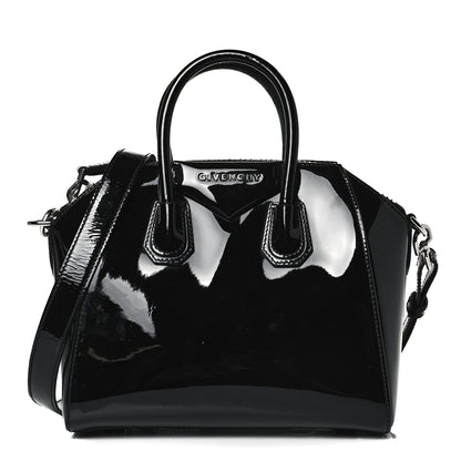 Givenchy Patent Calfskin Mini Antigona Black 1 of 8