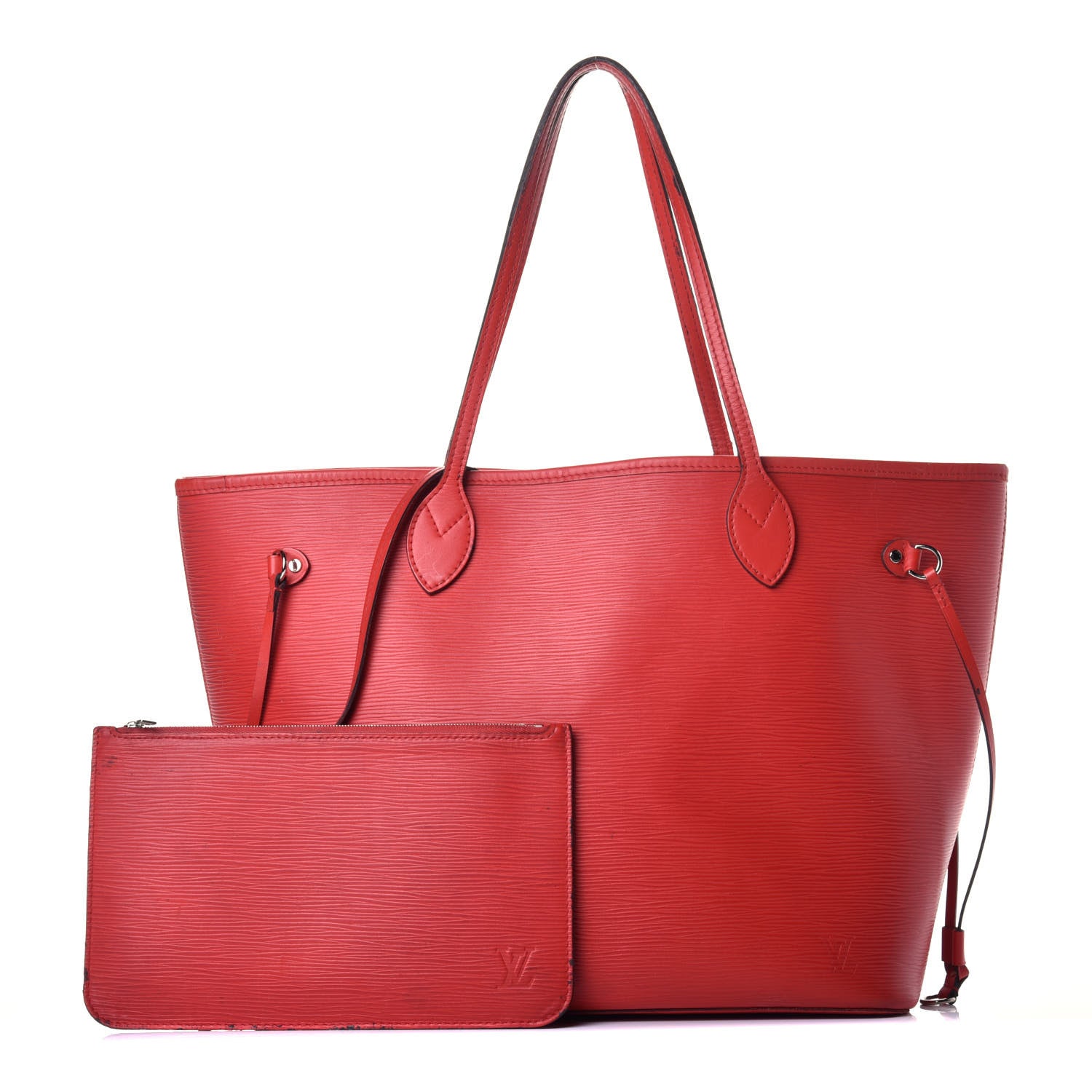Louis Vuitton Epi Neverfull MM Coquelicot 1 of 10