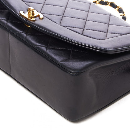 Chanel Lambskin Quilted Medium Single Flap Black 5 of 9