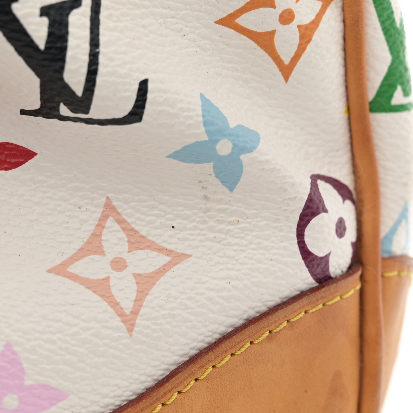 Monogram Multicolor Courtney MM White