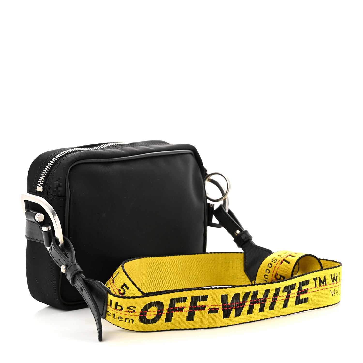 Off-White Nylon Logo Print Crossbody Bag Black 3 of 11