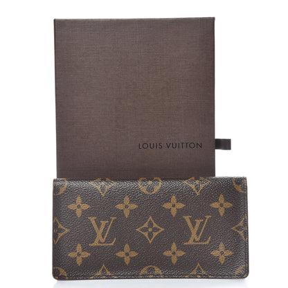 Louis Vuitton Monogram Simple Checkbook Holder Wallet 10 of 10