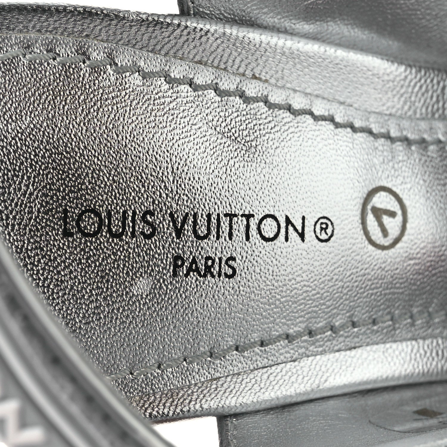 Louis Vuitton Metallic Lambskin Archlight Slingback Pumps 37 Argent 9 of 12