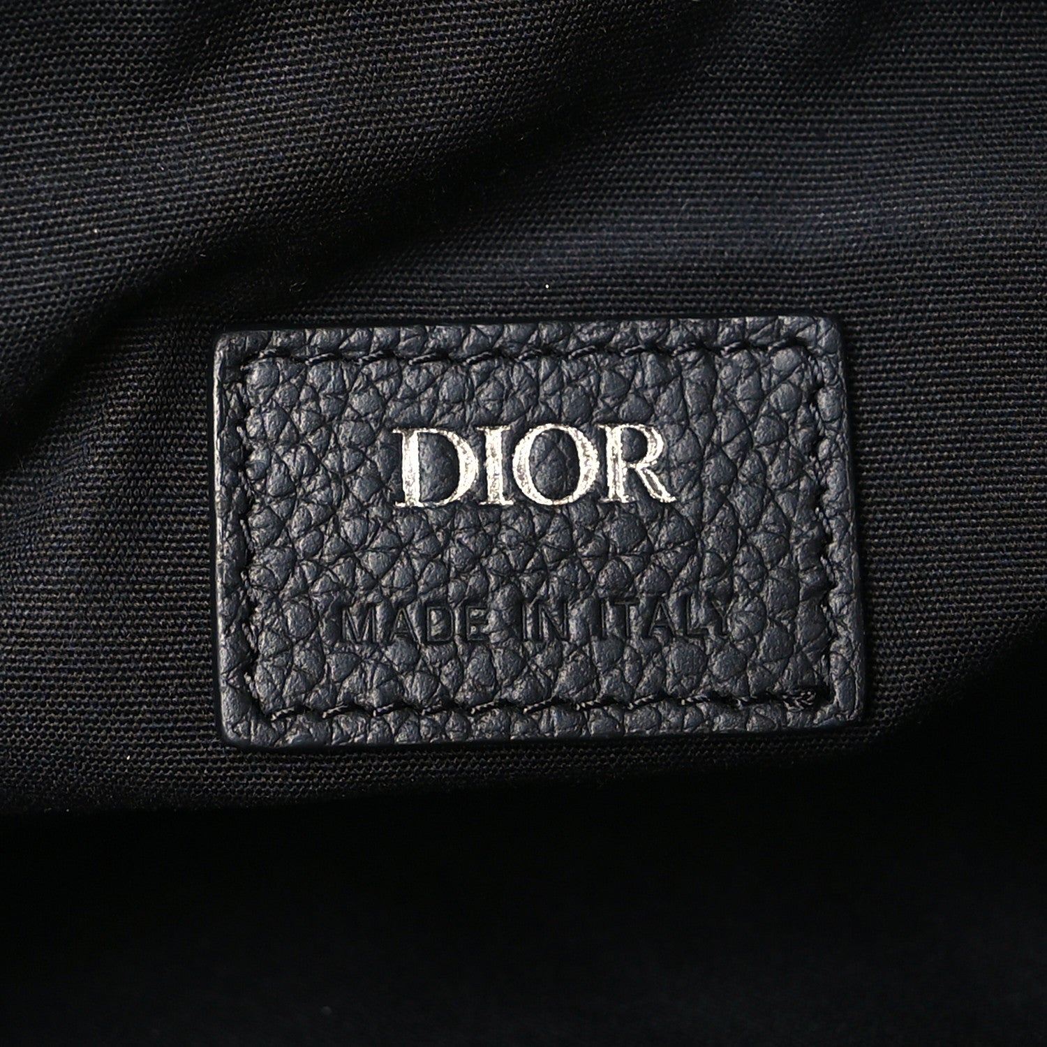 Christian Dior Oblique Mens Saddle Bag Blue 6 of 8
