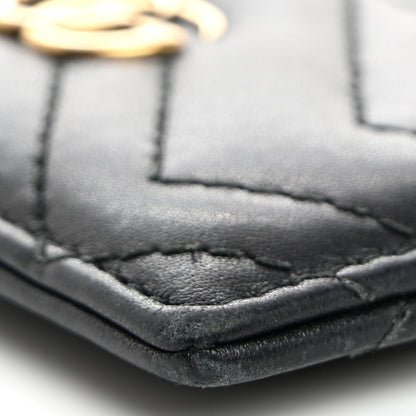 Gucci Calfskin Matelasse GG Marmont Card Holder Black 9 of 10