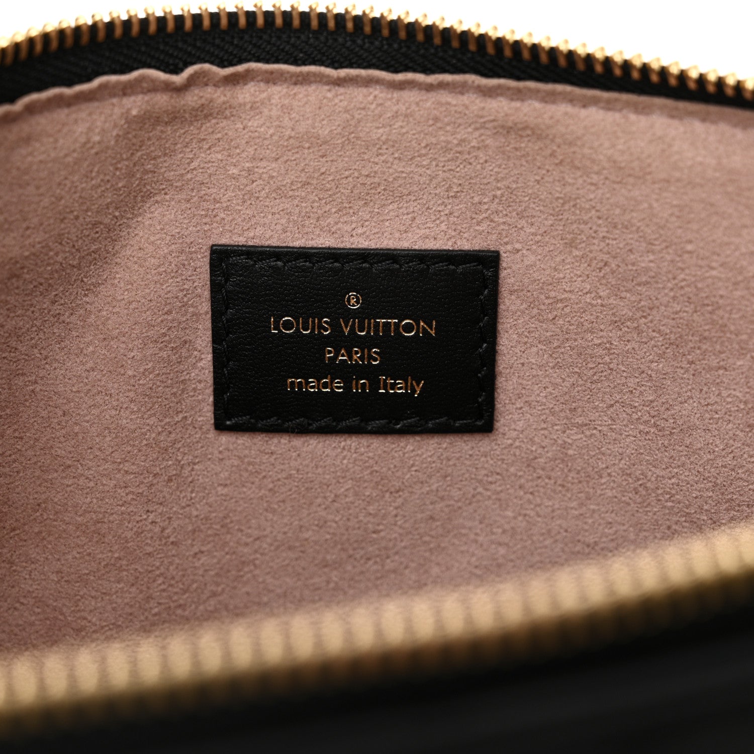 Louis Vuitton Lambskin Embossed Monogram Coussin PM Black 6 of 10