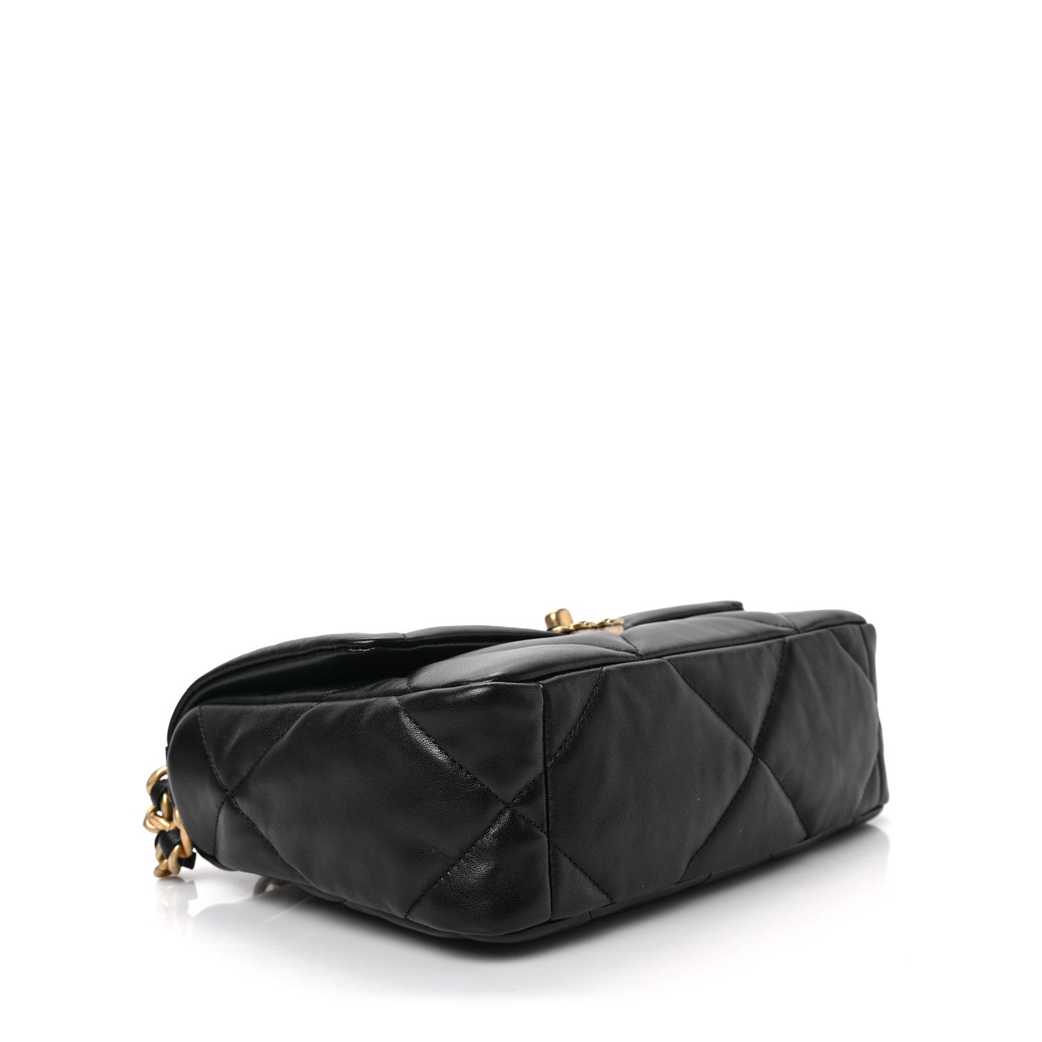 Chanel Lambskin Quilted Medium Chanel 19 Flap Black 4 of 9