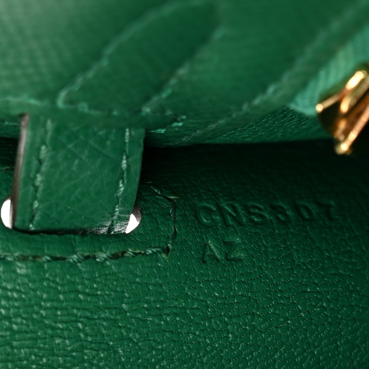 Hermes Epsom Kelly Sellier 25 Vert Vertigo 7 of 10