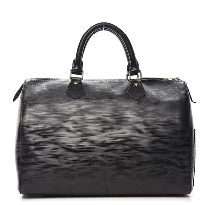 Louis Vuitton Epi Speedy 30 Black 1 of 15