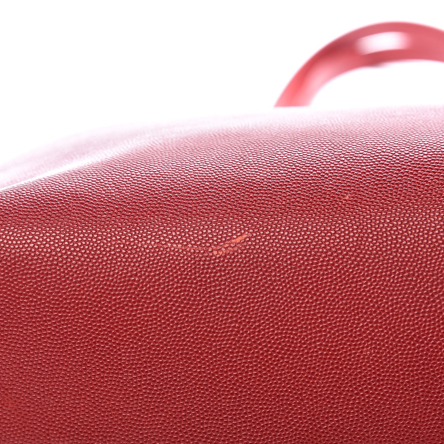 Tom Ford Grained Calfskin Small T Tote Red 14 of 19