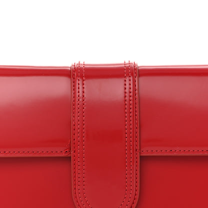 Jacquemus Glazed Calfskin Le Bambino Long Red 7 of 11
