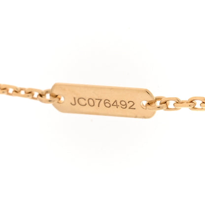Van Cleef & Arpels 18K Yellow Gold Guilloché Vintage Alhambra Pendant Necklace 5 of 6