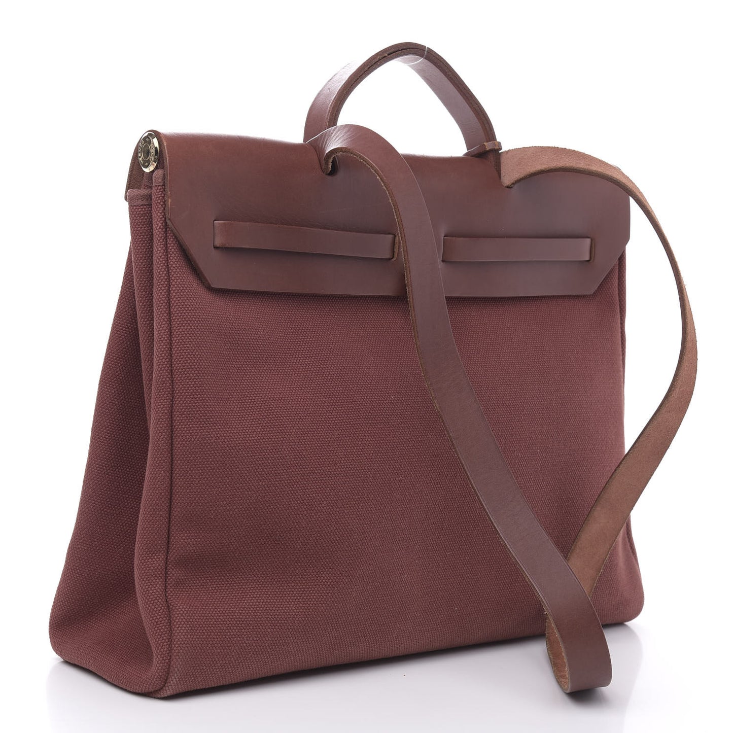 Toile Calfskin Herbag 39 GM Rouge H