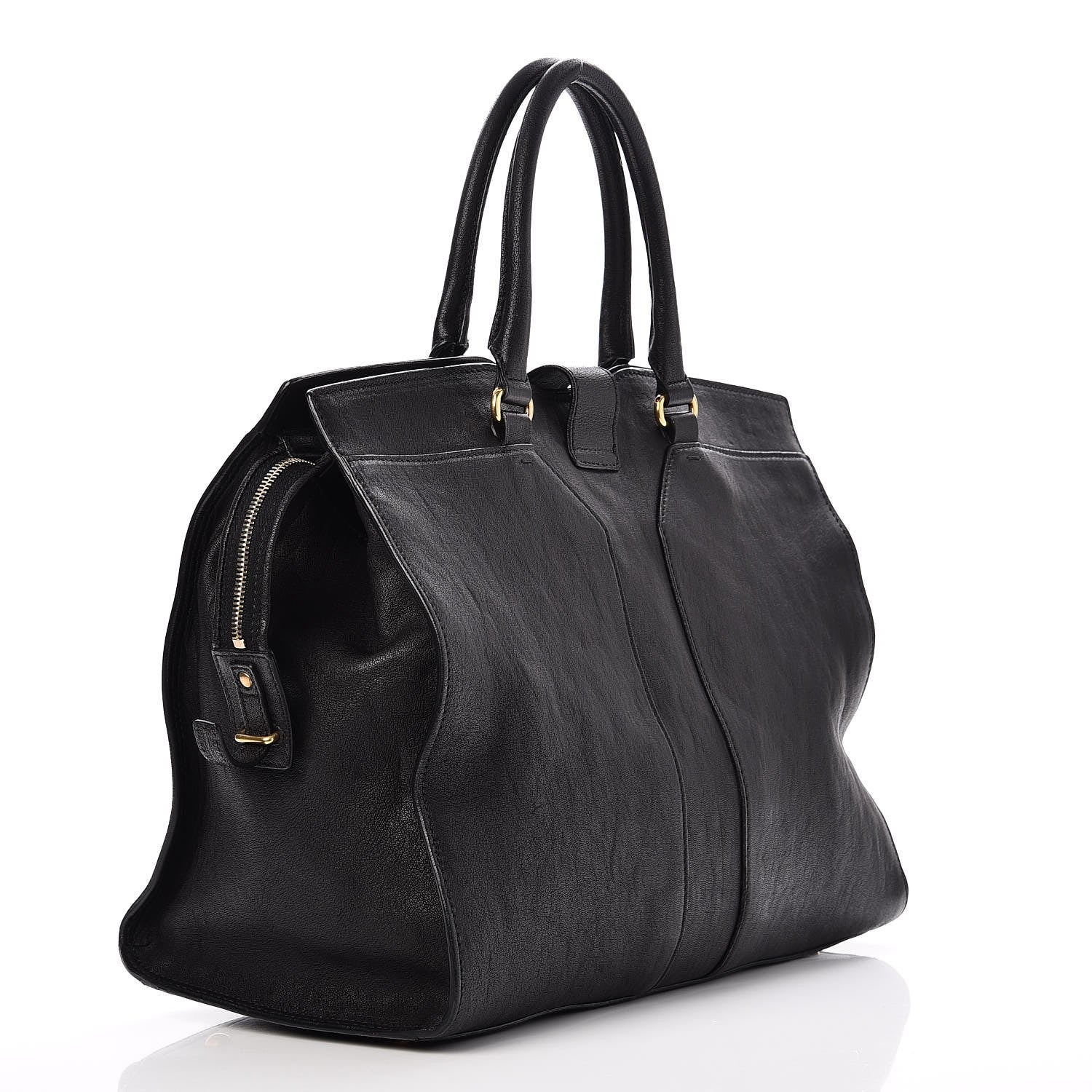 Saint Laurent Sheepskin Large Cabas ChYc Black 3 of 8