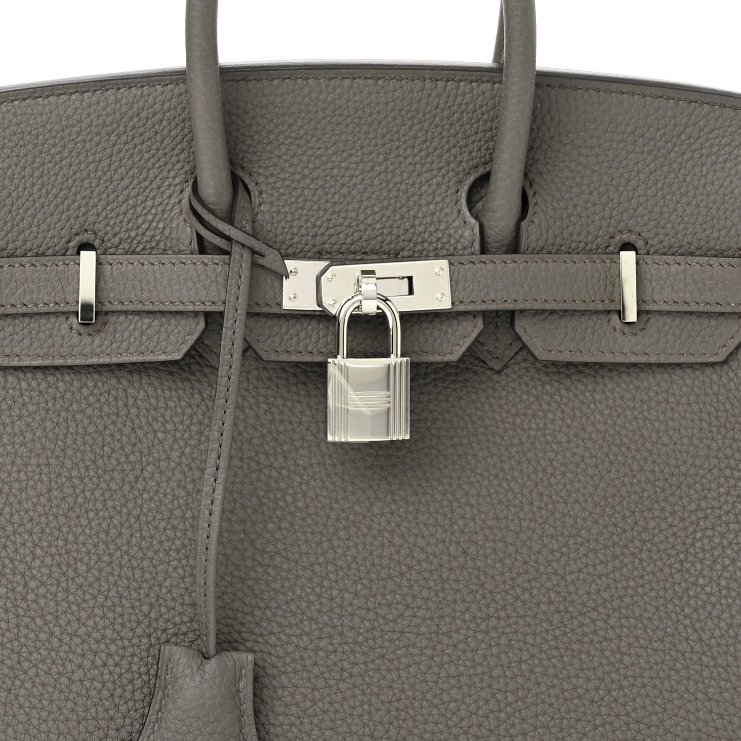 Hermes Togo Birkin 25 Etain 8 of 11