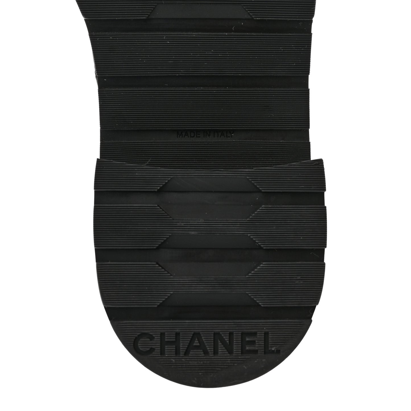 Shiny Lambskin Quilted Lace Up Combat Boots 40.5 Black