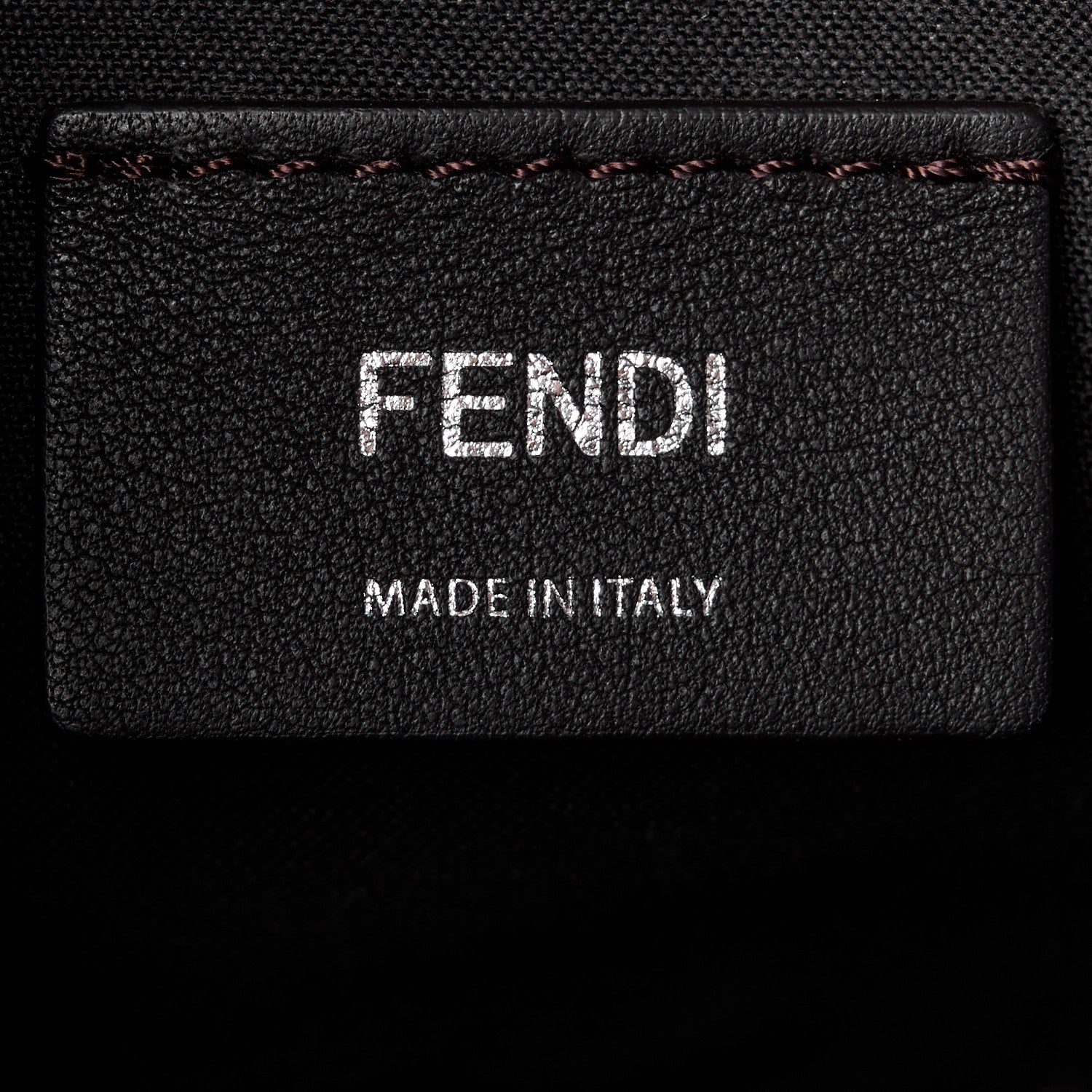 Fendi Vitello Dolce Bi-Color FF 1974 Embossed Mini By The Way Boston Bag Black Maya 6 of 13