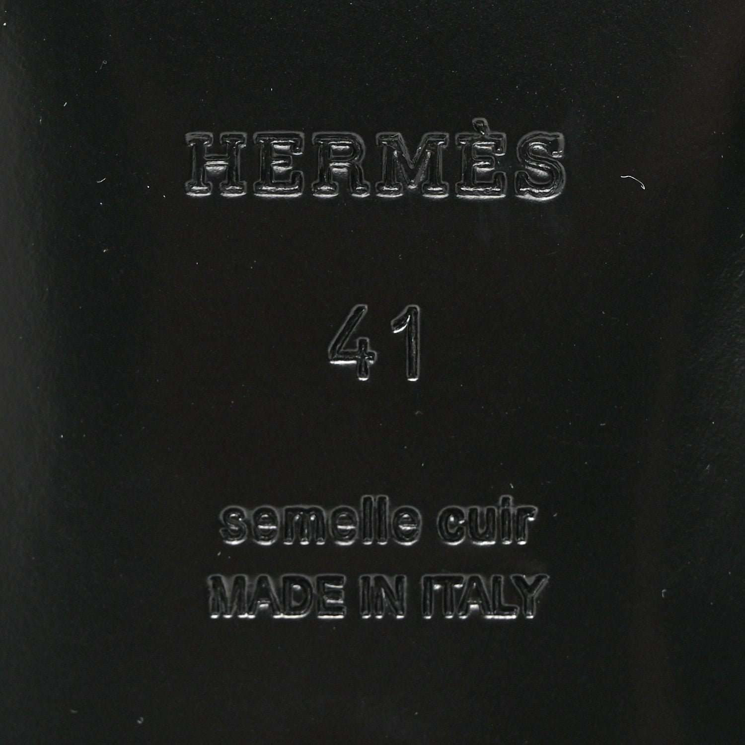 Hermes Glazed Calfskin Oz Mules 41 Black 8 of 9