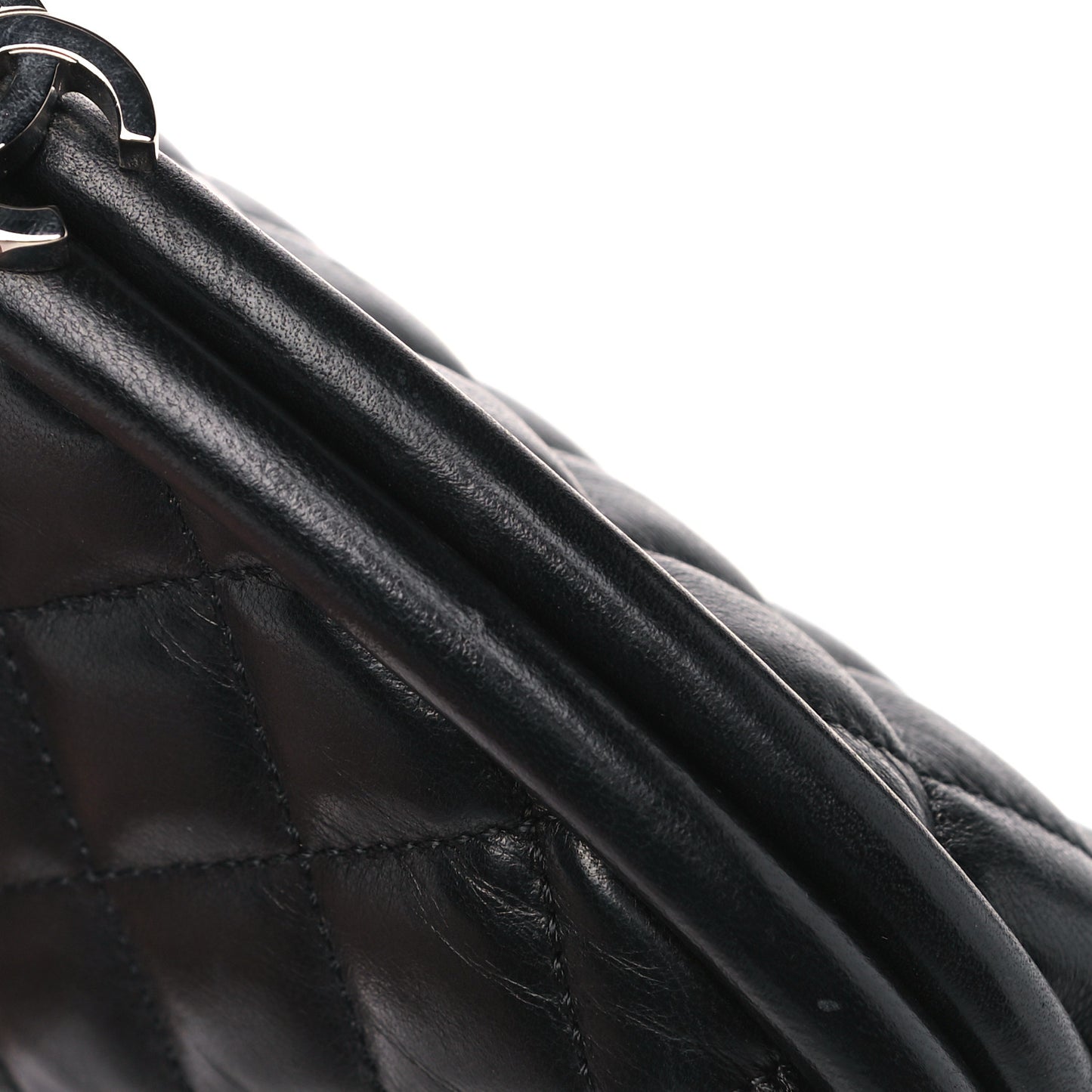 Lambskin Quilted Timeless Clutch Black