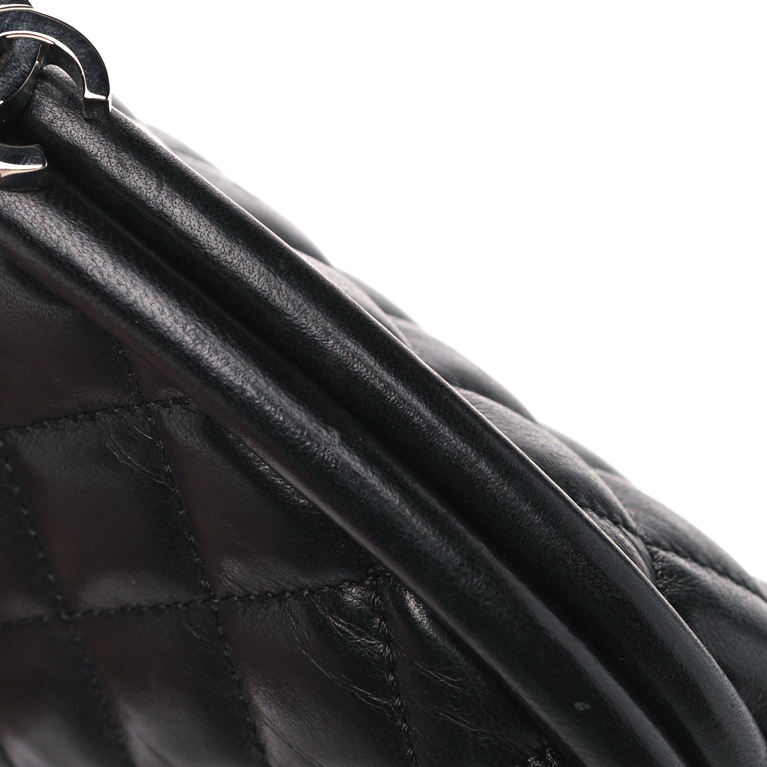 Chanel Lambskin Quilted Timeless Clutch Black 12 of 14