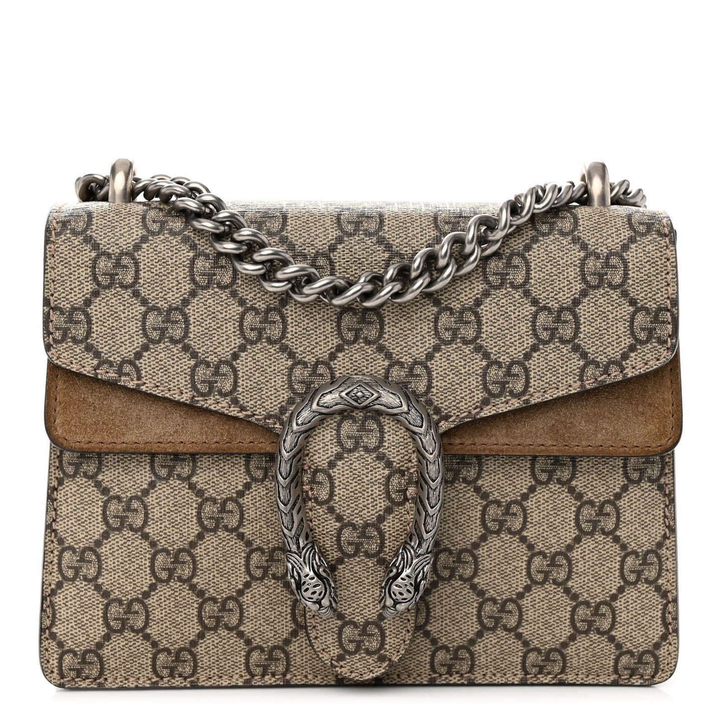 GG Supreme Monogram Mini Dionysus Shoulder Bag Taupe