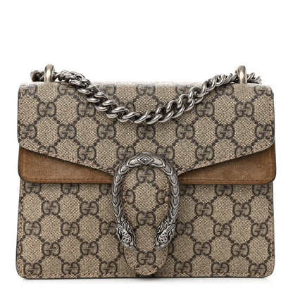 Gucci GG Supreme Monogram Mini Dionysus Shoulder Bag Taupe 1 of 11