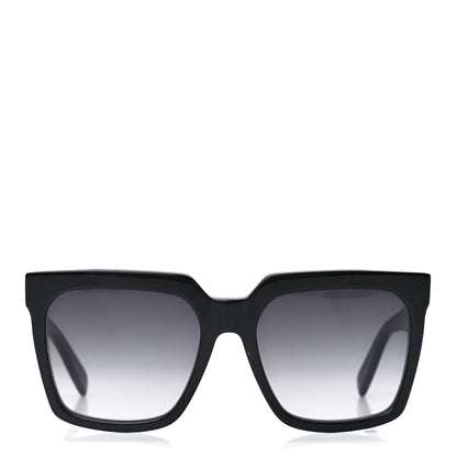 Celine Acetate Polarized Oversized Sunglasses CL4055IN Black 2 of 7