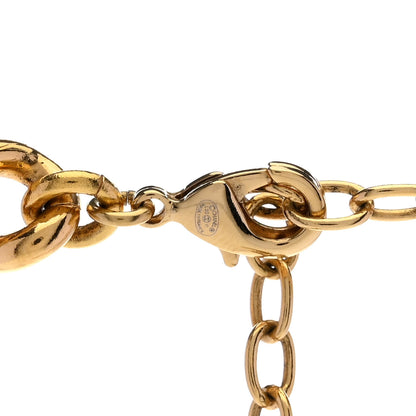 Chanel Metal Pearl CC Chain Necklace Gold 6 of 7
