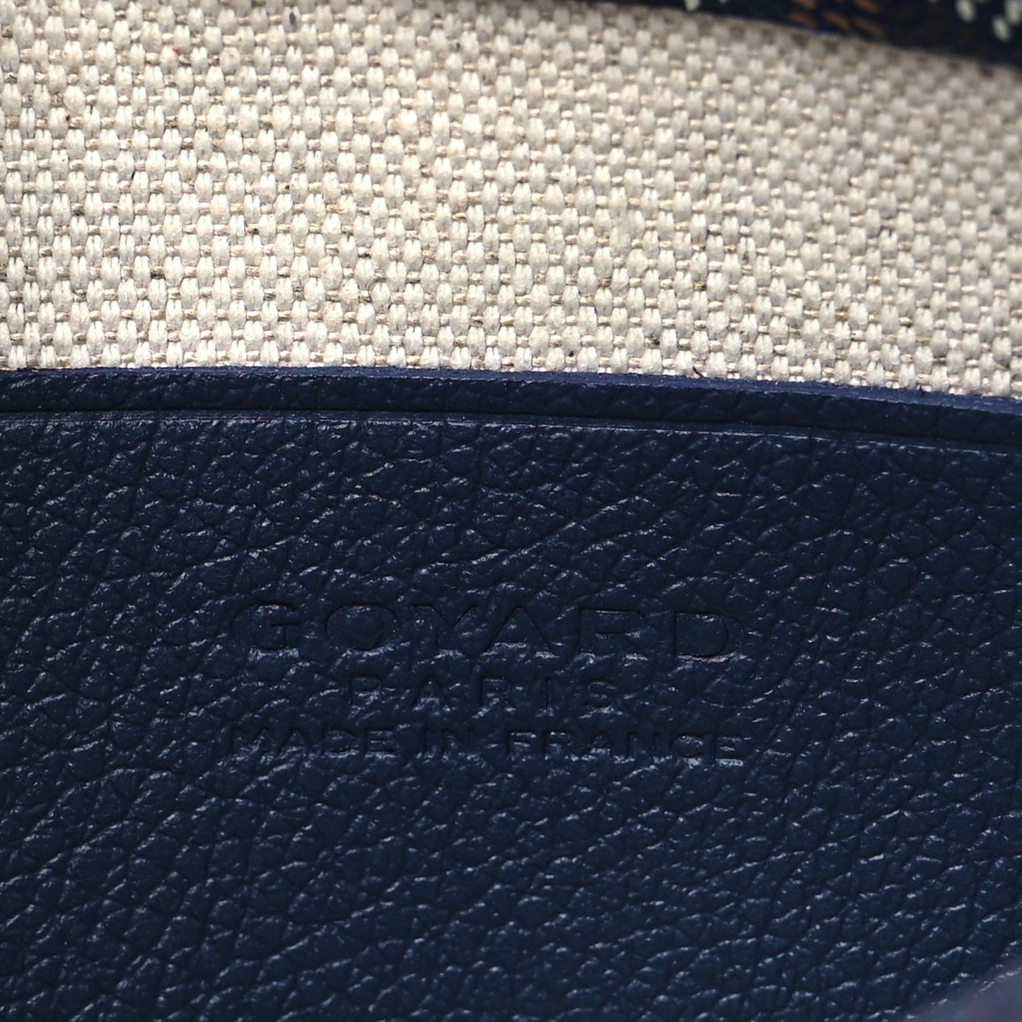 Goyardine Plumet Wallet Clutch Navy