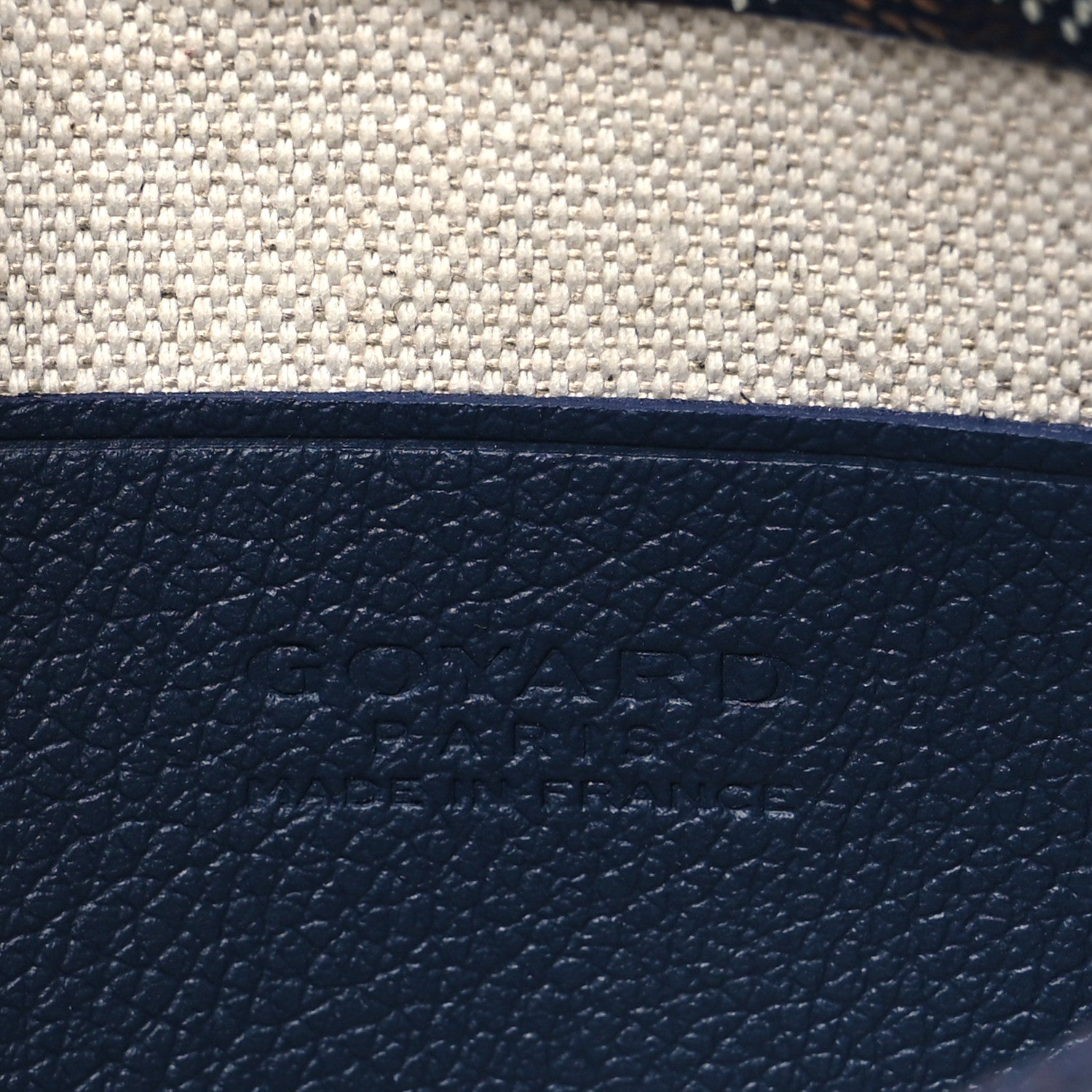 Goyard Goyardine Plumet Wallet Clutch Navy 6 of 8